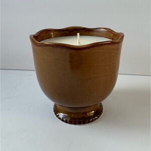 Brand New Threshold Ceramic Jar Candle Pumpkin Bourbon